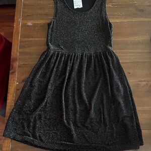 Elegant Black & Gold Mini Dress